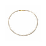 Collar clásico de perlas blancas 8 mm