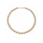 Collar clásico de perlas crema 12 mm
