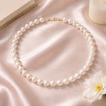 Collar de perla blanca de mayor tamaño en composición